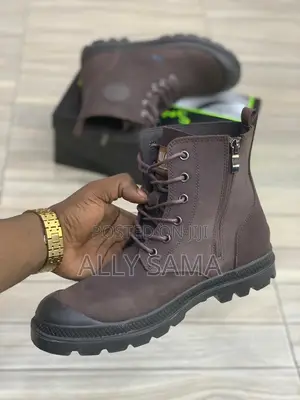 New Desgn Palladium Boots Pure Leather