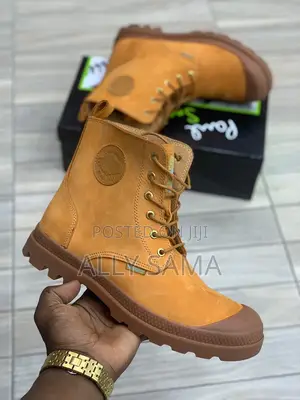 New Desgn Palladium Boots Pure Leather