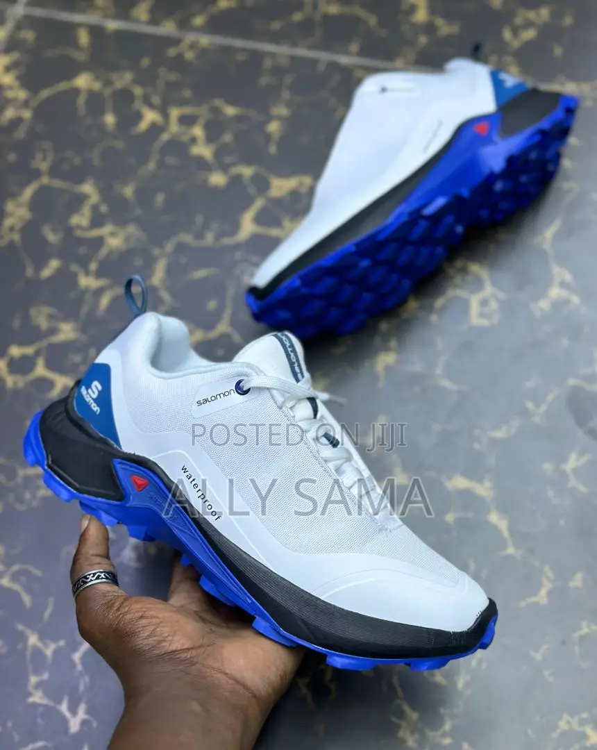 Mans Sneakers White Salomon Waterproof