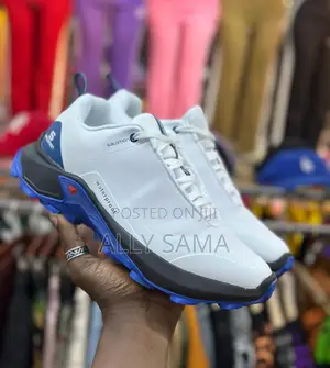 Mans Sneakers White Salomon Waterproof
