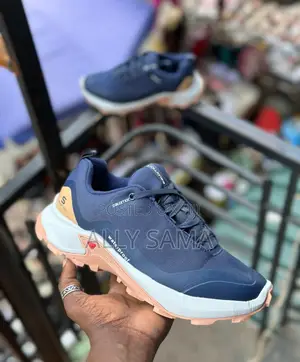 Mans Sneakers Blue Salomon Waterproof