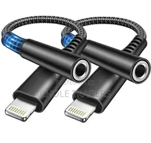 Lightning Adapter Port to 3.5mm Aux Audio Jack Cable