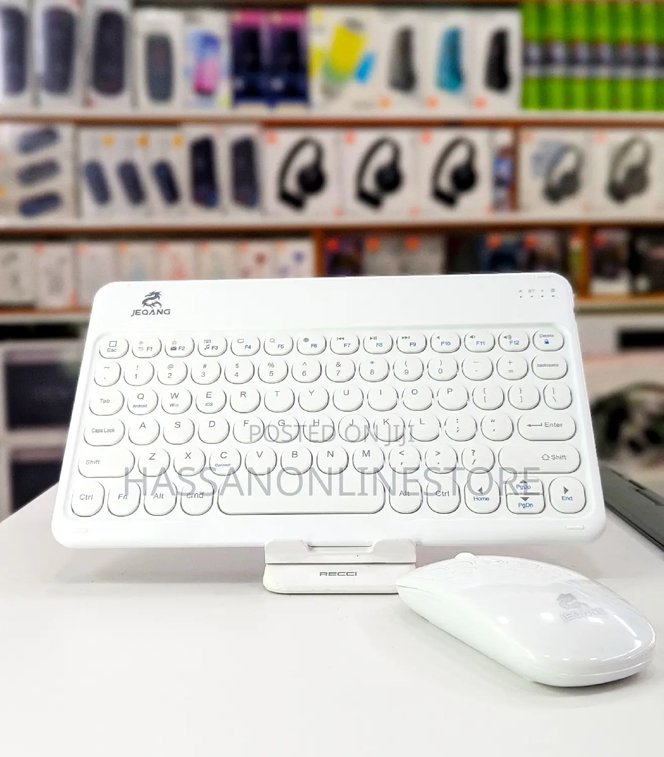 JEQANG Bluetooth Rechargeable Keyboard and Mouse JB 362