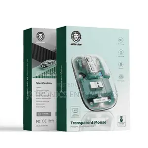 Green Lion 3in1 Transparent Mouse Wireless and Bluetooth