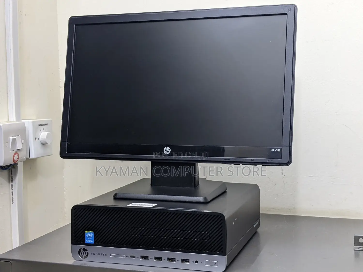 Desktop Computer HP ProDesk 600 G3 8GB Intel Pentium SSD 256GB