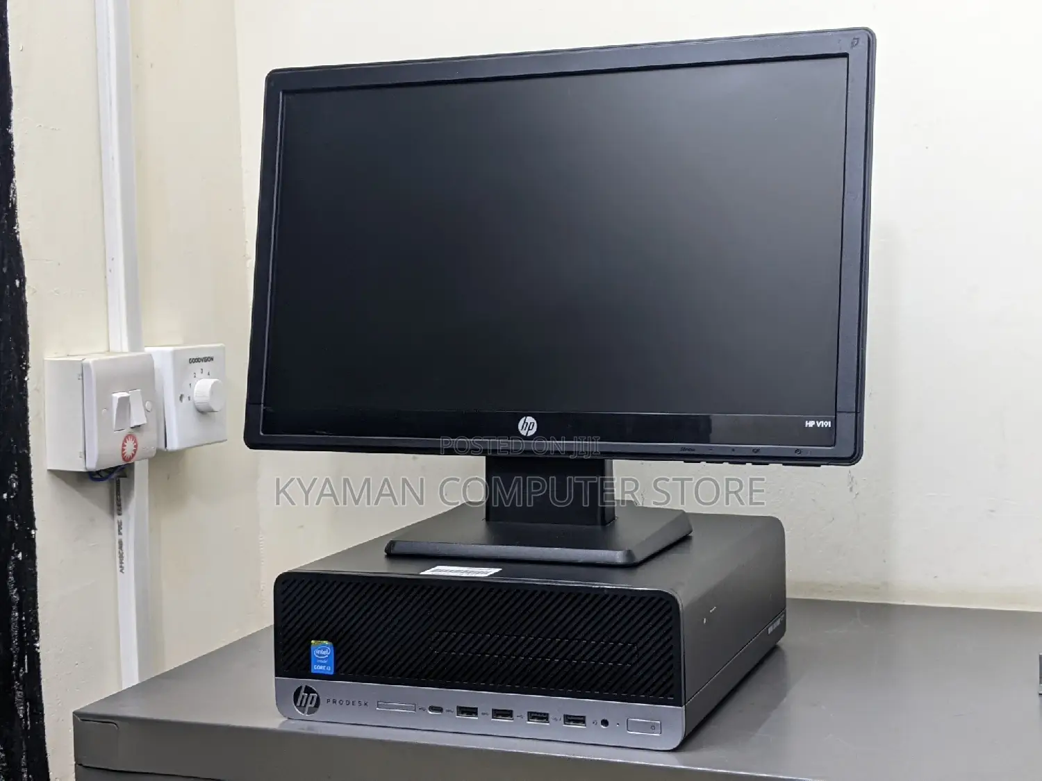 Desktop Computer HP ProDesk 600 G3 8GB Intel Pentium SSD 256GB
