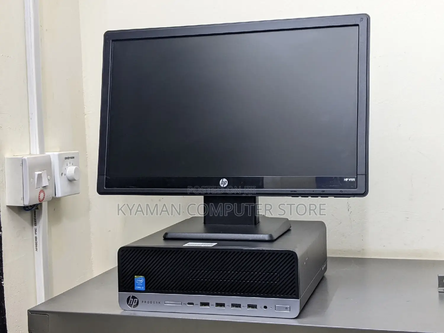 Desktop Computer HP ProDesk 600 G3 8GB Intel Pentium SSD 256GB