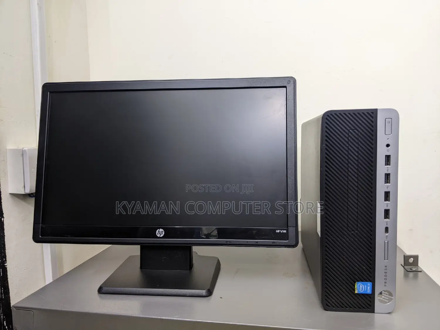 Desktop Computer HP ProDesk 600 G3 8GB Intel Pentium SSD 256GB