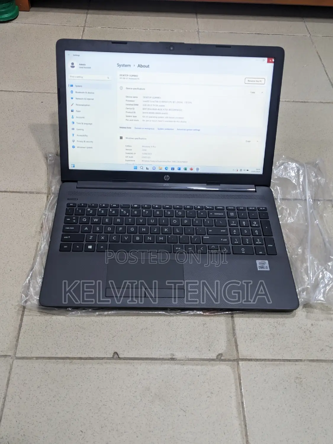 New Laptop HP 250 G7 4GB Intel Core I3 HDD 1T