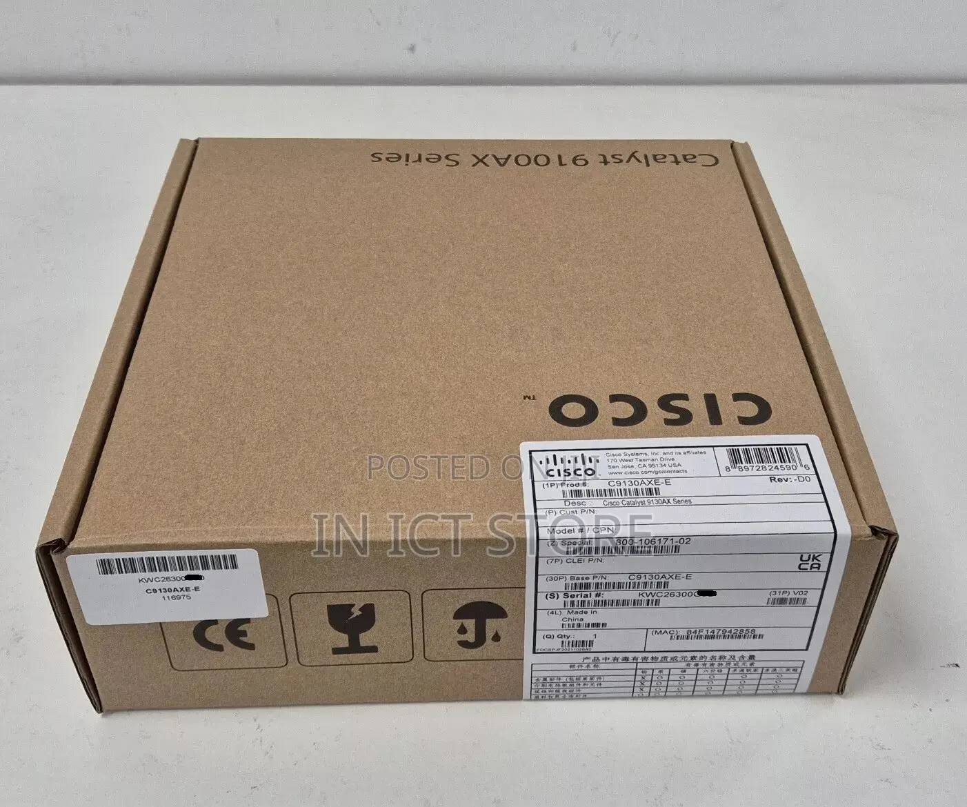 Cisco C9130axi-E 802.11ax (Wifi6) Access Point