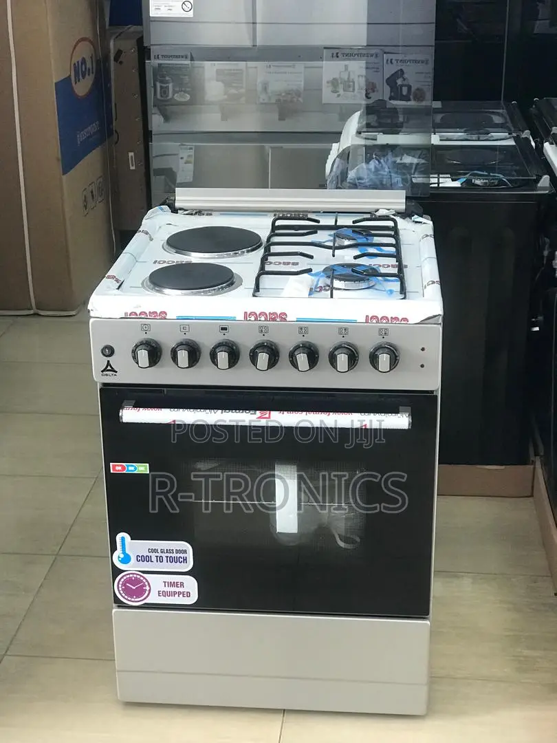 Delta Cooker (60x60) 2gas + 2elctric Plates + Electric Stove