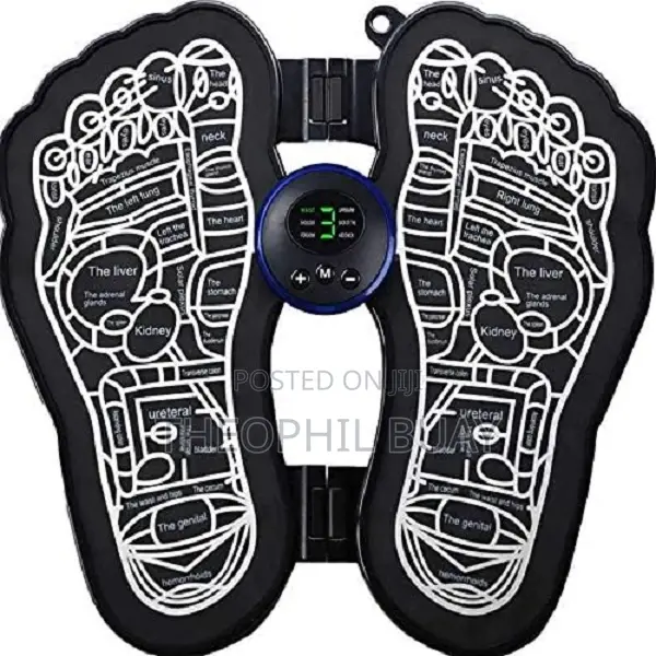 Electric EMS Foot Massager Pad Foldable Foot Massage USB Rec