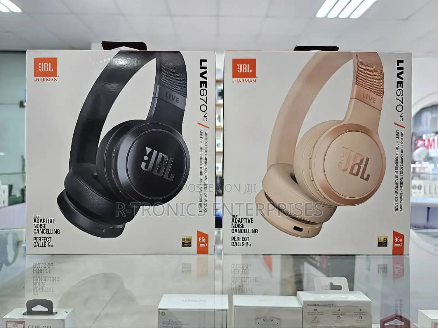 JBL Live670nc Bluetooth Headphones Adaptive Noise Cancelling