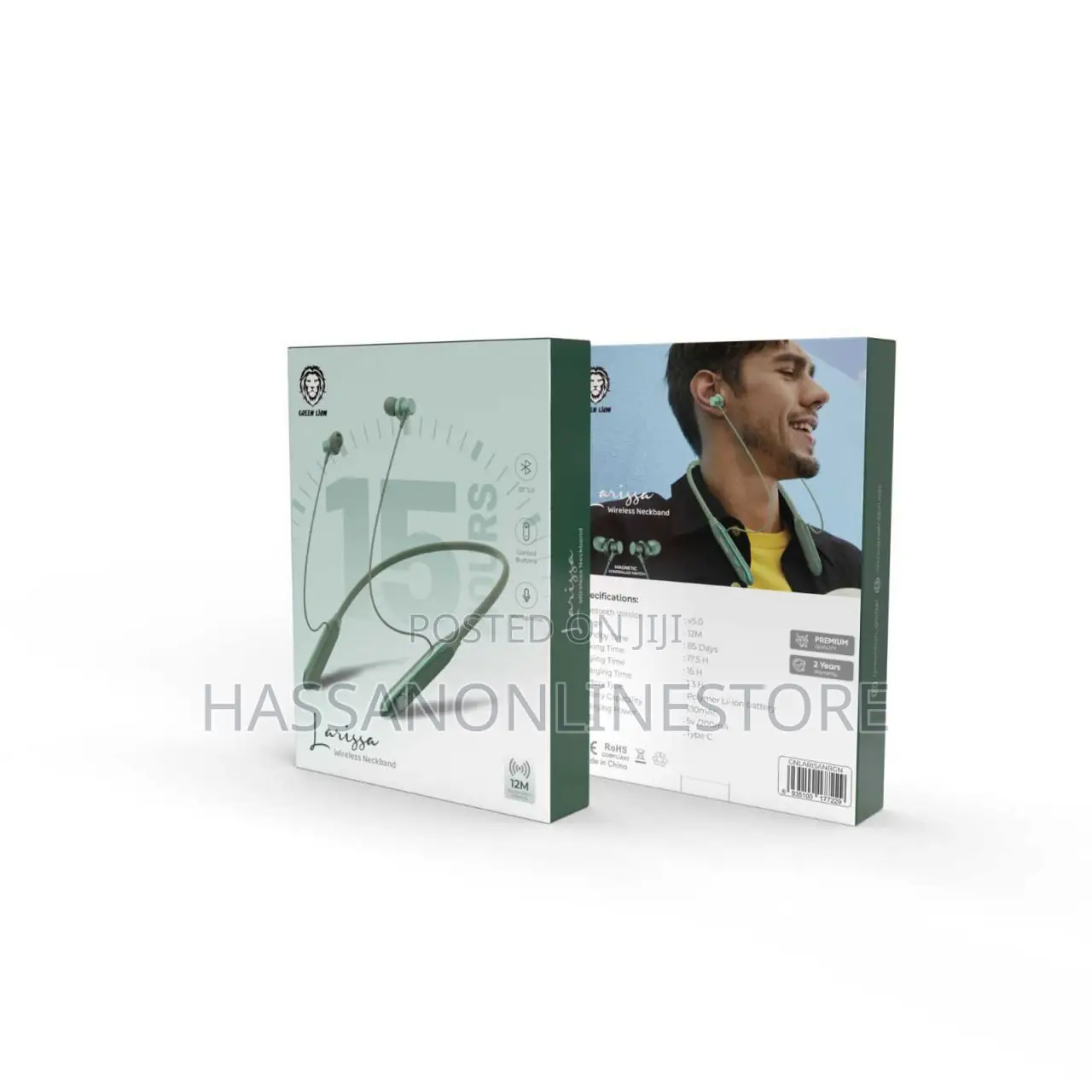 Green Lion Larissa Wireless Neckband Headphone