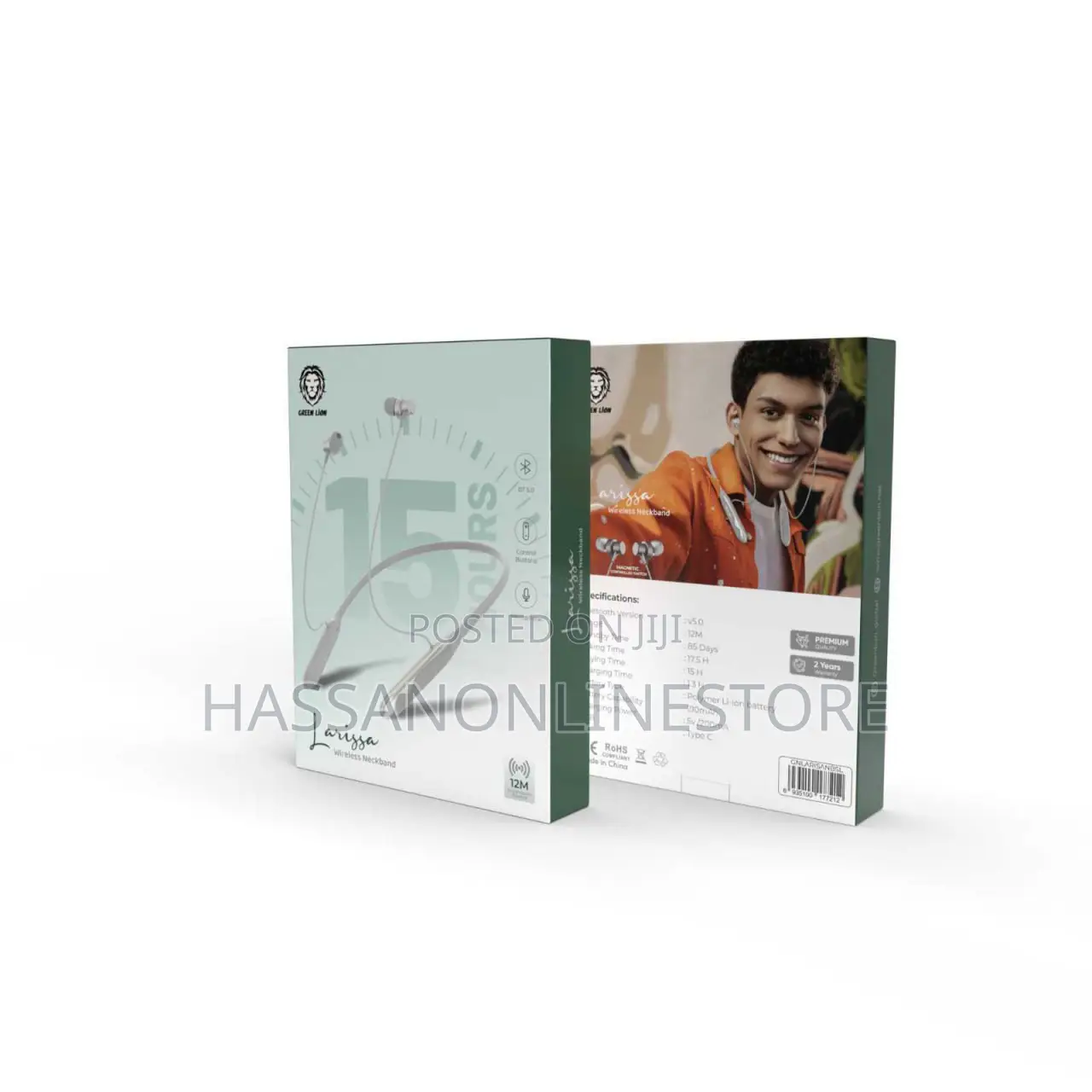 Green Lion Larissa Wireless Neckband Headphone