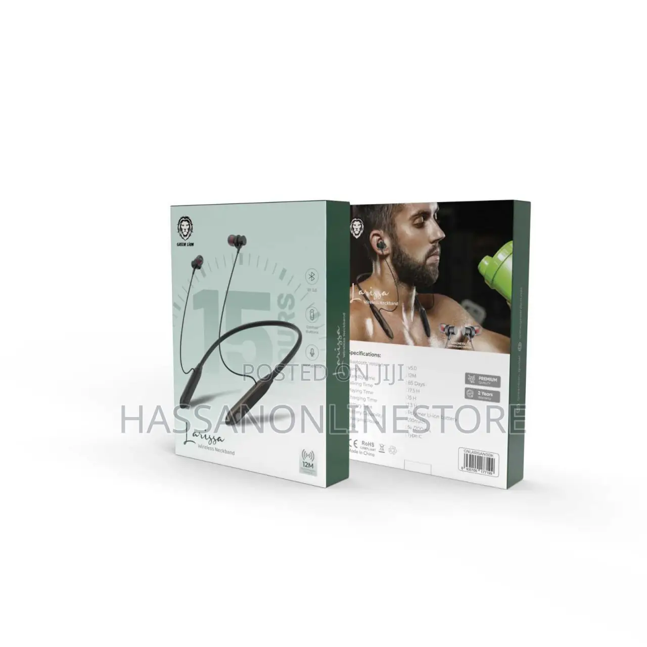 Green Lion Larissa Wireless Neckband Headphone