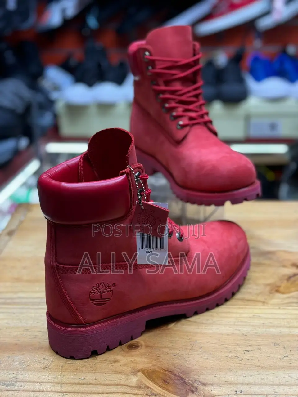 Timberland Boot Pure Leather RED Color