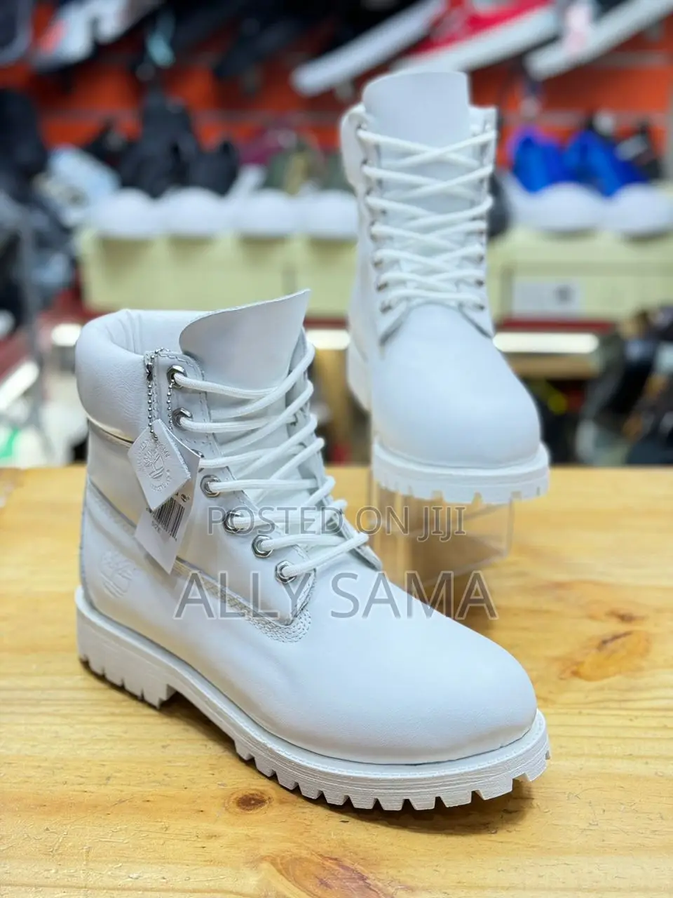 Timberland Boot White Full Pure Leather