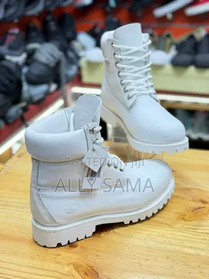 Timberland Boot White Full Pure Leather