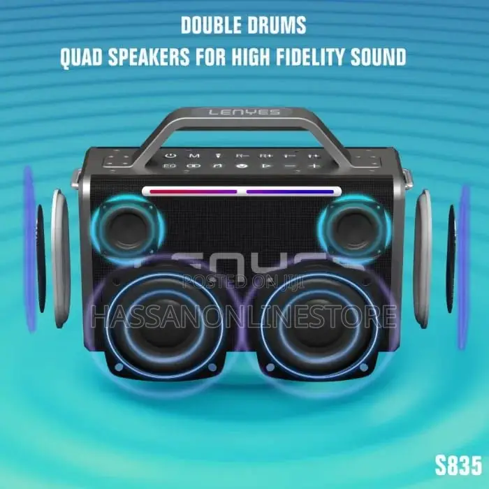 Lenyes S835 Speaker Bluetooth Portable Wireless Karaoke
