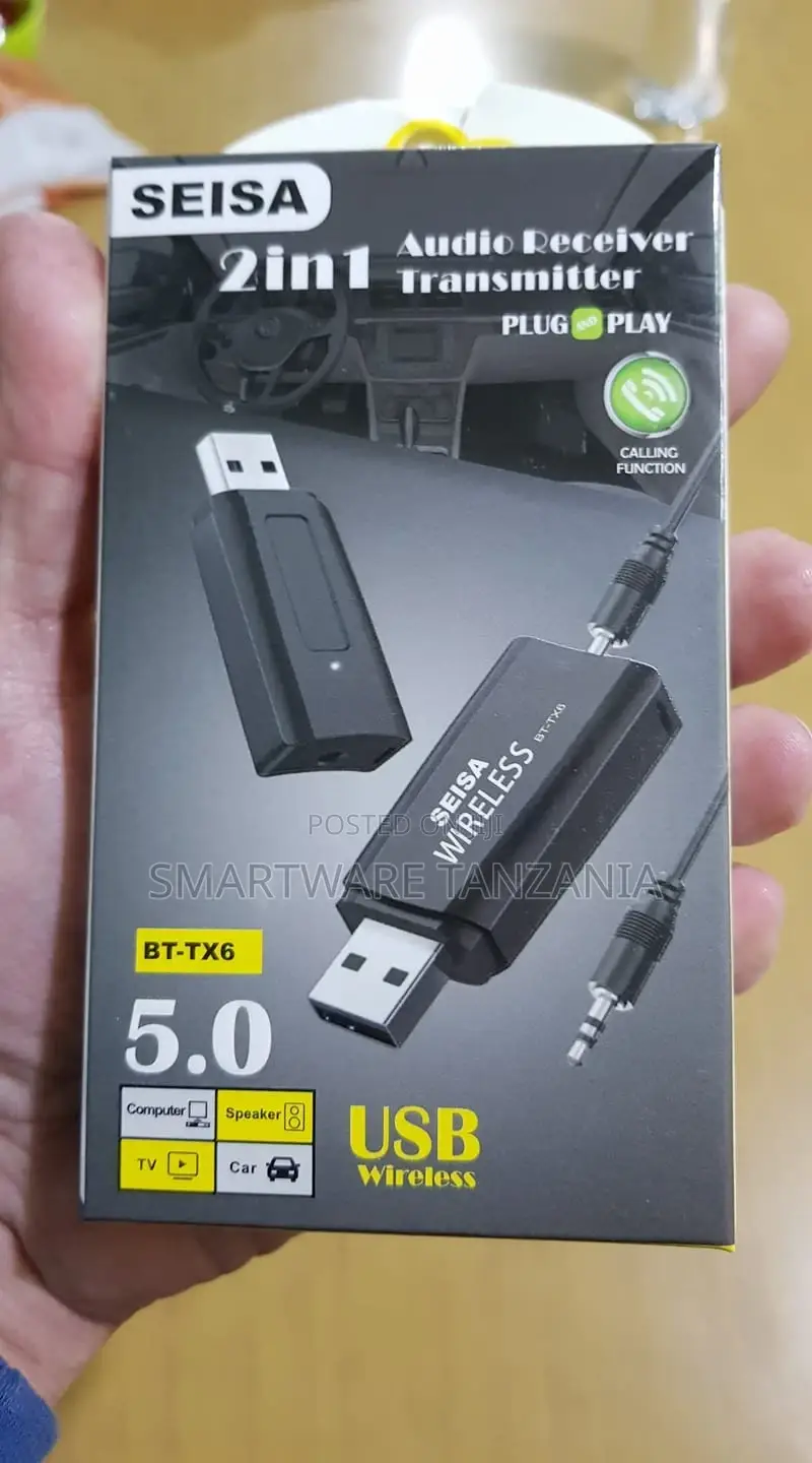 USB Bluetooth With Aux Cable Receiver Audio Wireless Adapter
