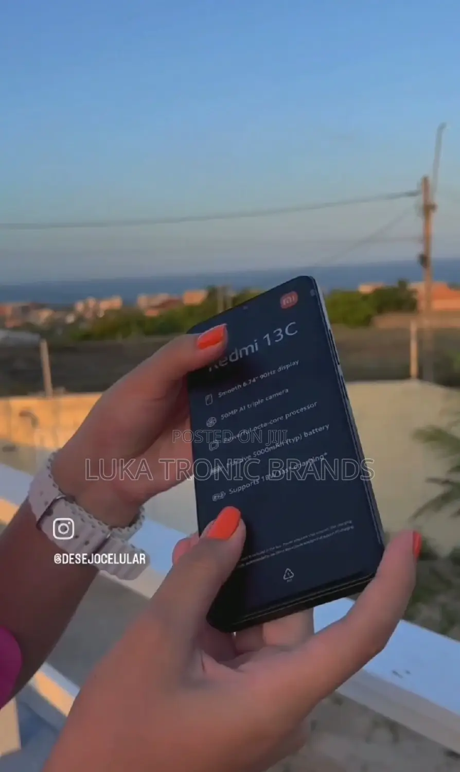 New Xiaomi Redmi 13C 128 GB Black