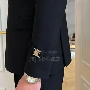 Black Maridadi Safari Suit