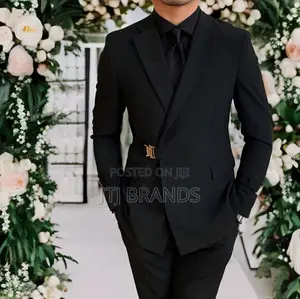 Black Maridadi Safari Suit