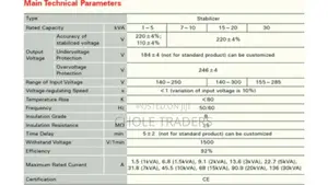 Single Phase Stabilizer 2kva (HS Range)