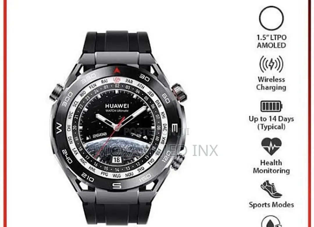 Huawei Watch Ultimate CLB-B19 Black Zircon-Based Amorphous