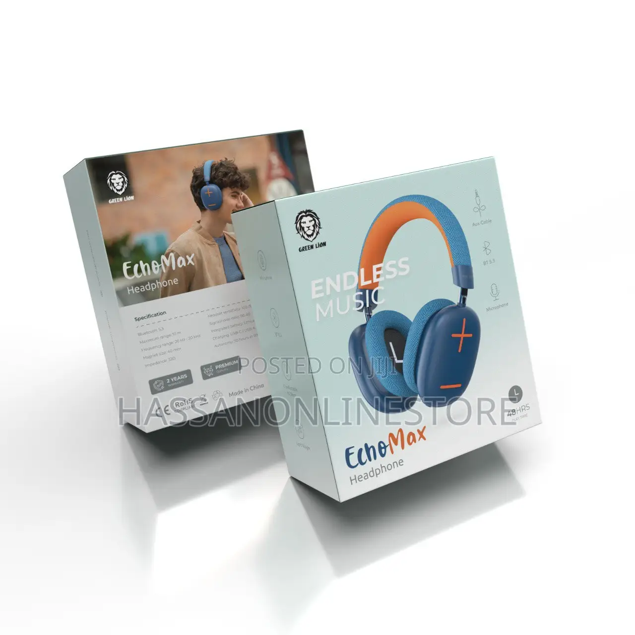 Green Lion Echo Max Headphone - Blue