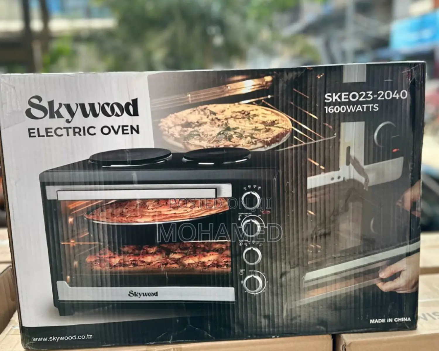 Skywood Oven 40L With Hot Plates