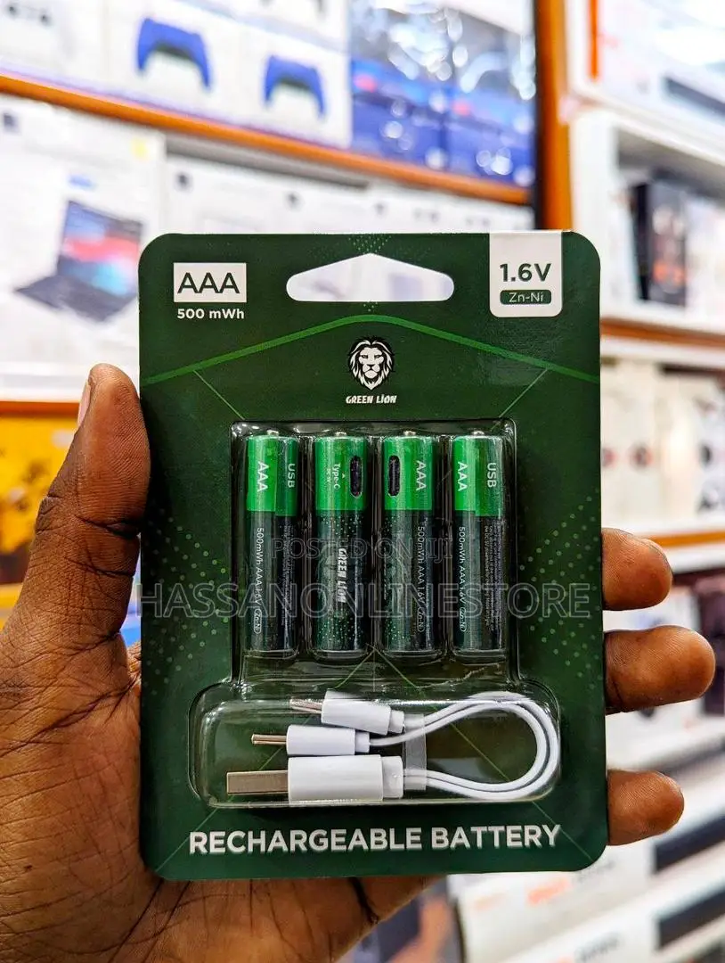 Green Lion Rechargeable Battery AAA 1.6V Alkaline Battery