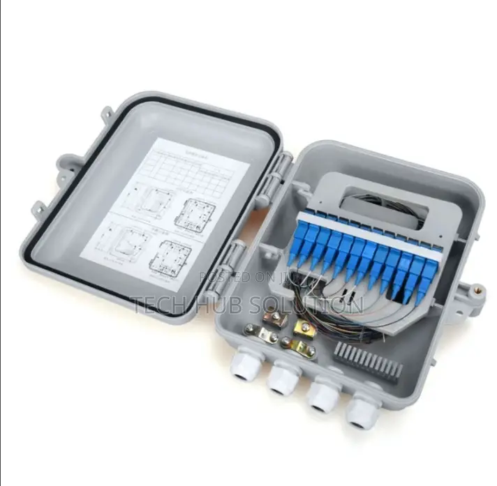Fiber Optic Distribution Box 12 Core Sc Simplex Fully Loaded