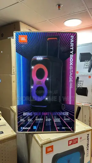 Photo - JBL Partybox Stage 320 Black Portable Party Speaker