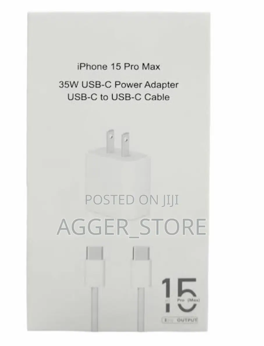 iPhone 15 Pro Max ADAPTER ORIGINAL 35 Watt (Brand New)