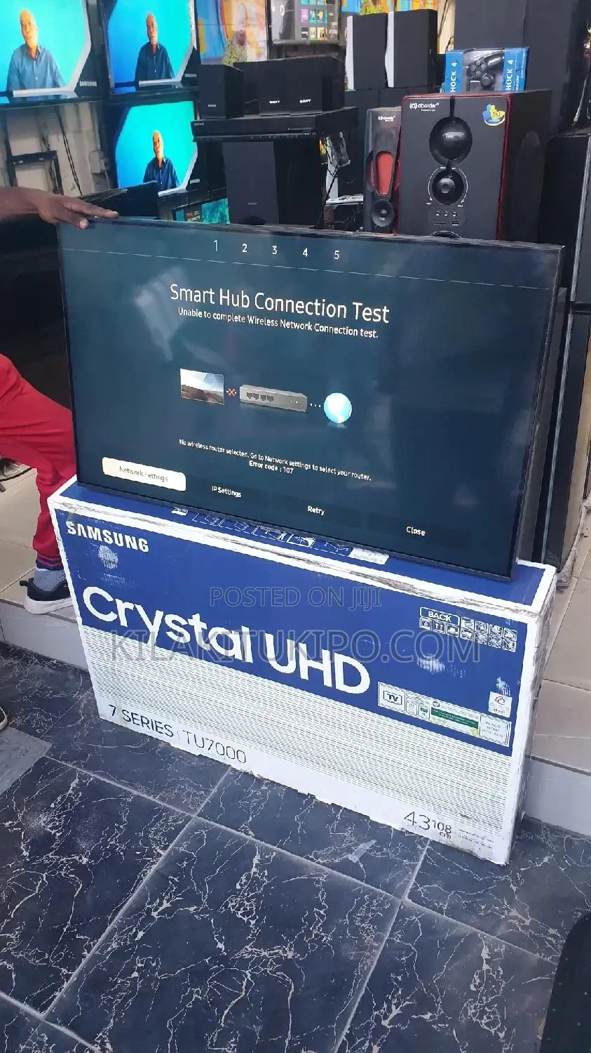 Samsung Crystal Uhd 4K Inch 43 Model Tu7000 Series 7 /2020