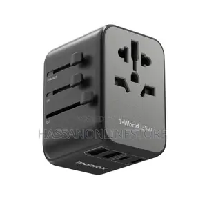 Momax 1-World PD35W 5 Ports + AC Travel Adapter UA9