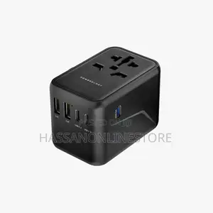 Powerology 65W PD Universal Multi-Port Travel Adapter