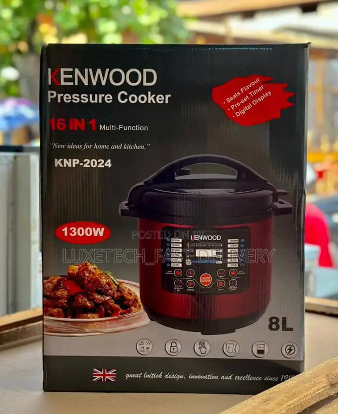 Kenwood Pressure Cooker 8L Digital 16 in 1 Functions