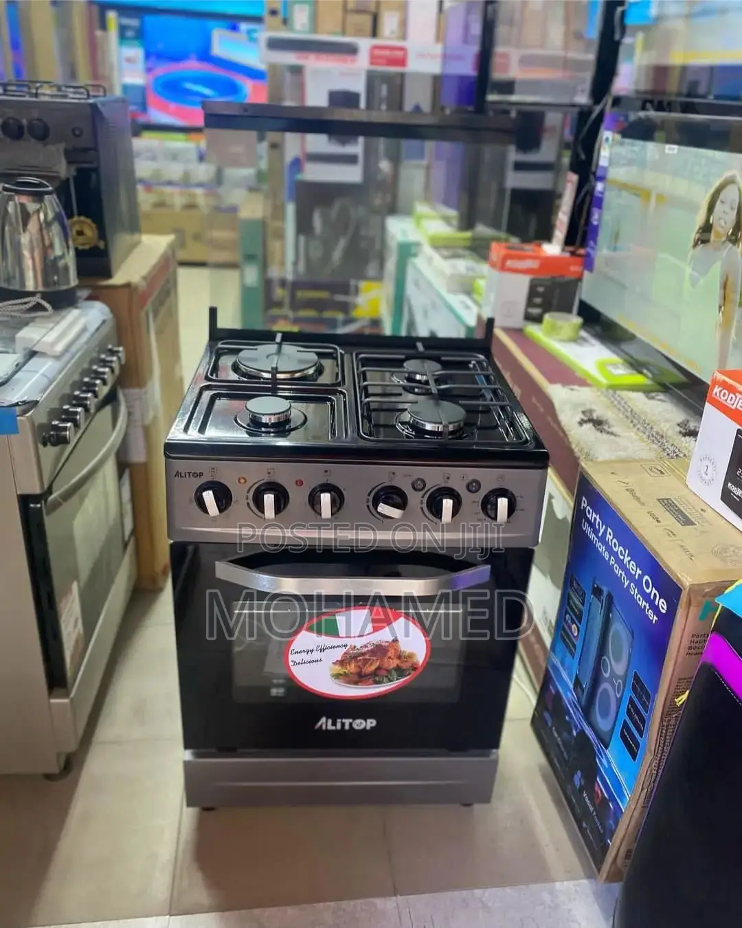 Alitop 3 Gas 1 Electric Cooker