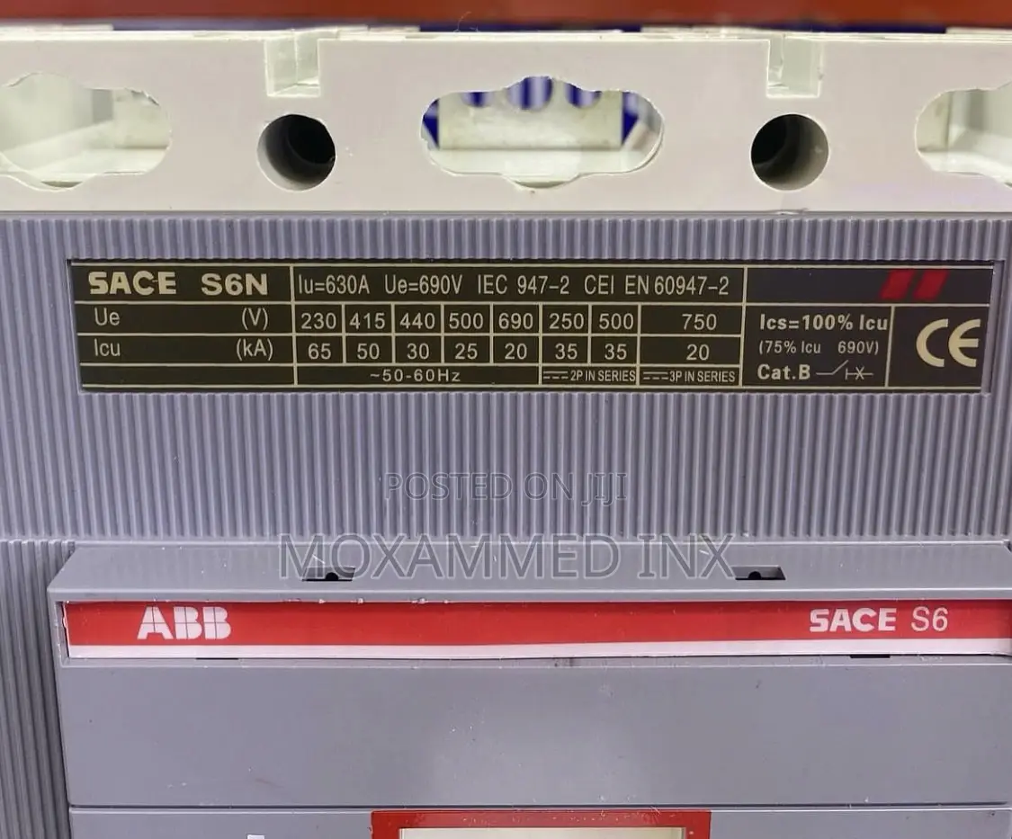 Abbovercurrent 630A, 4 Poles