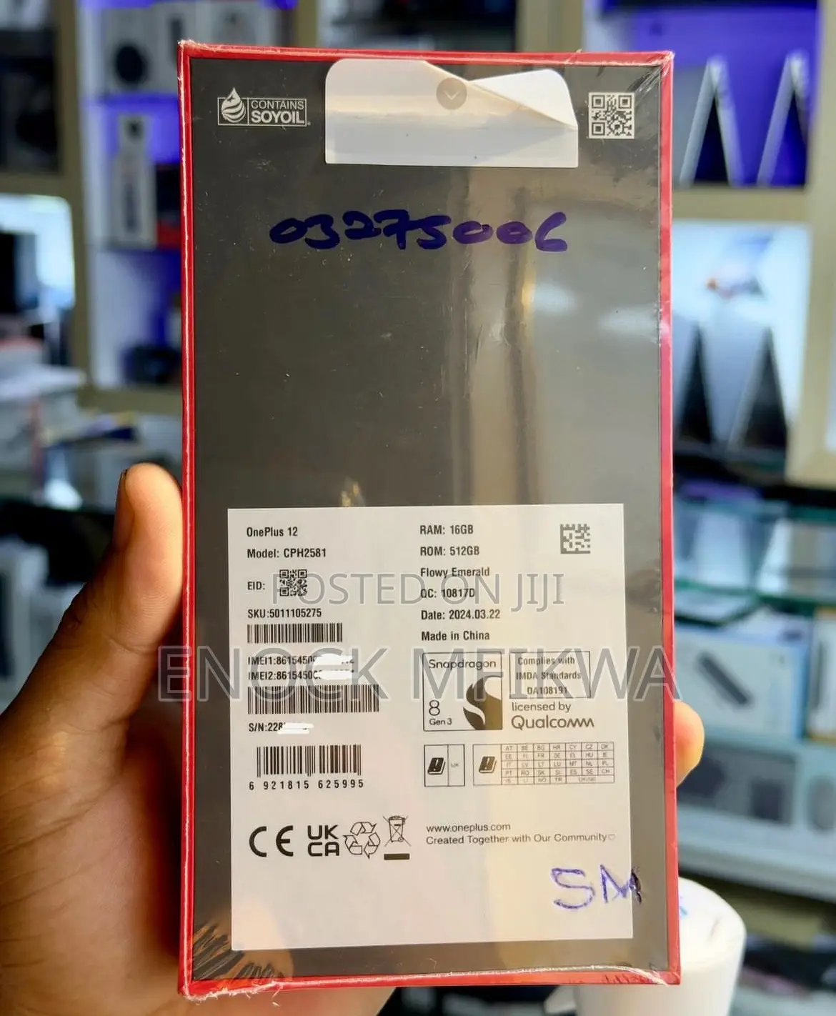 New OnePlus 12 512 GB Black