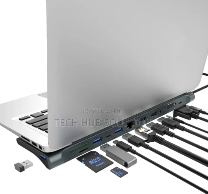 10 in 1 Type C USB Docking Station HUB