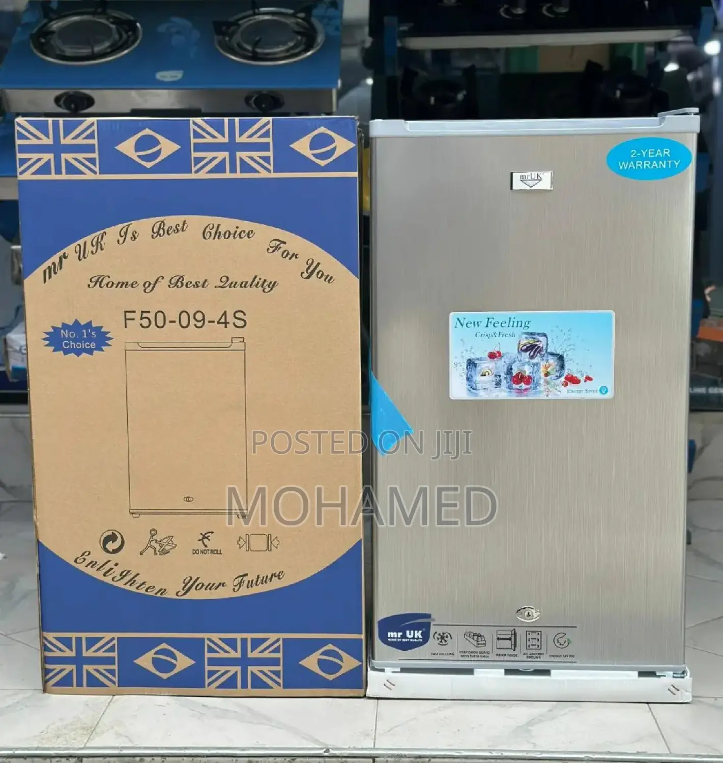Mr UK Single Door Fridge/Friji 90L