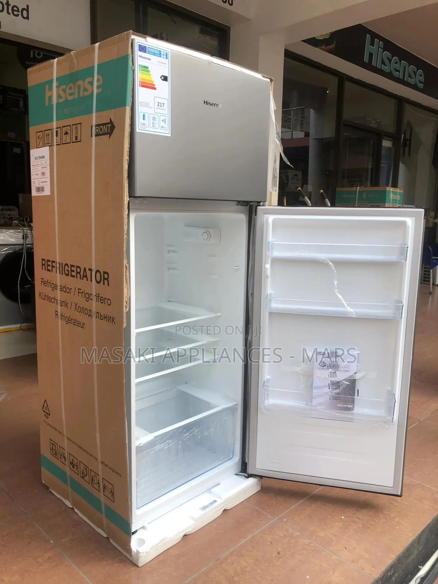 NEW MPYA Hisense Fridge Frezer 205 Liter Refrigerator RD27