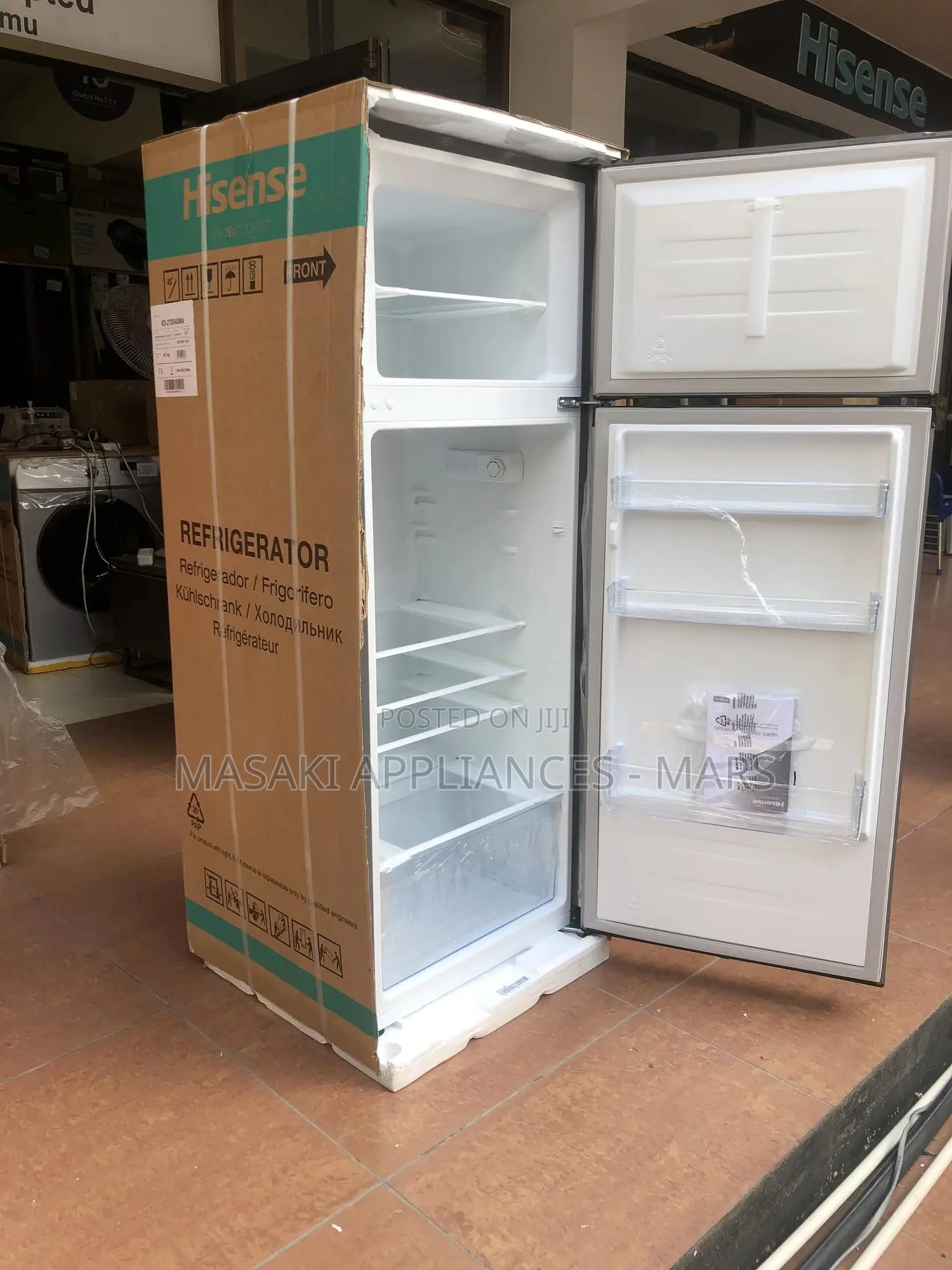 NEW MPYA Hisense Fridge Frezer 205 Liter Refrigerator RD27