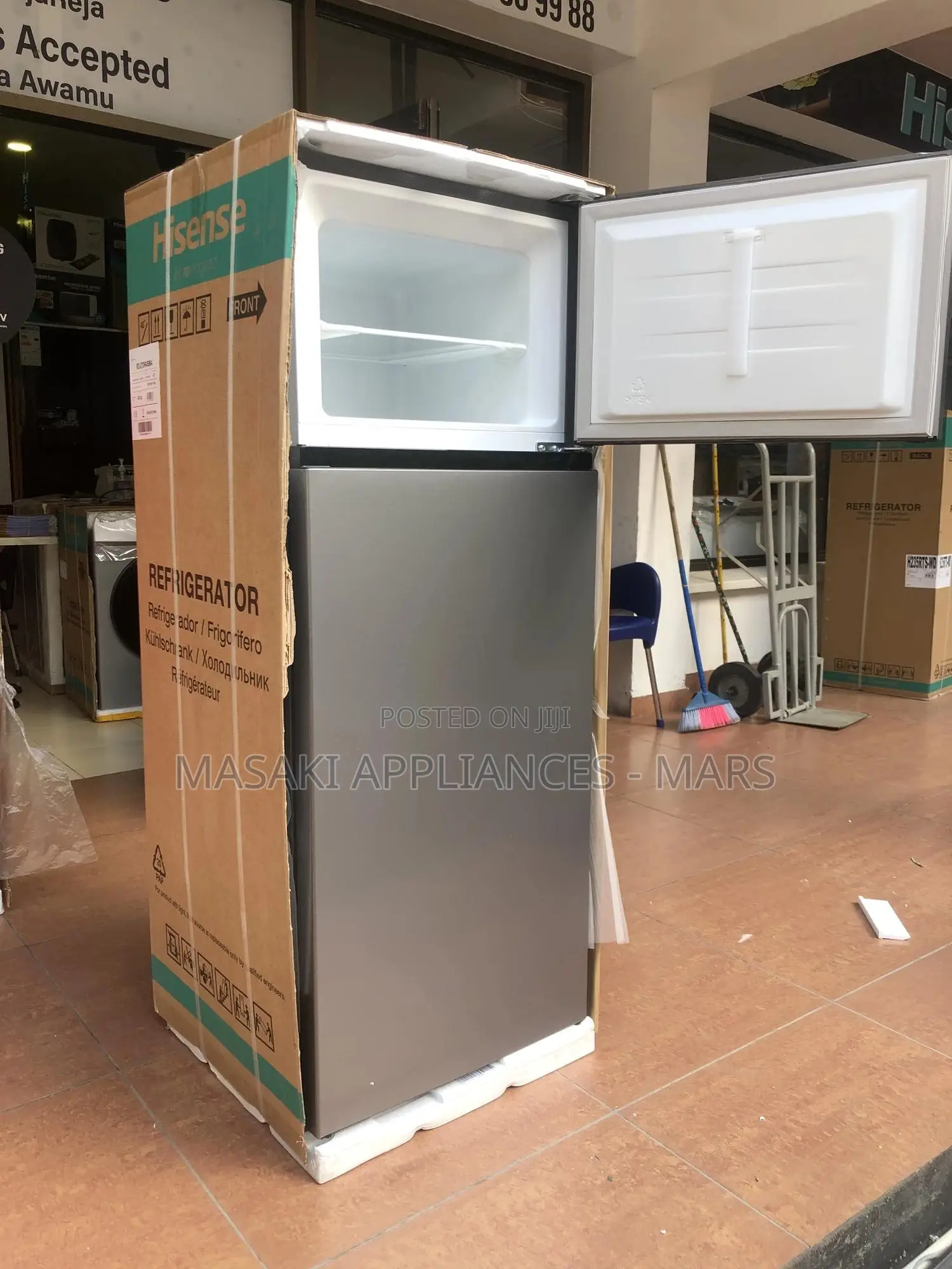 NEW MPYA Hisense Fridge Frezer 205 Liter Refrigerator RD27