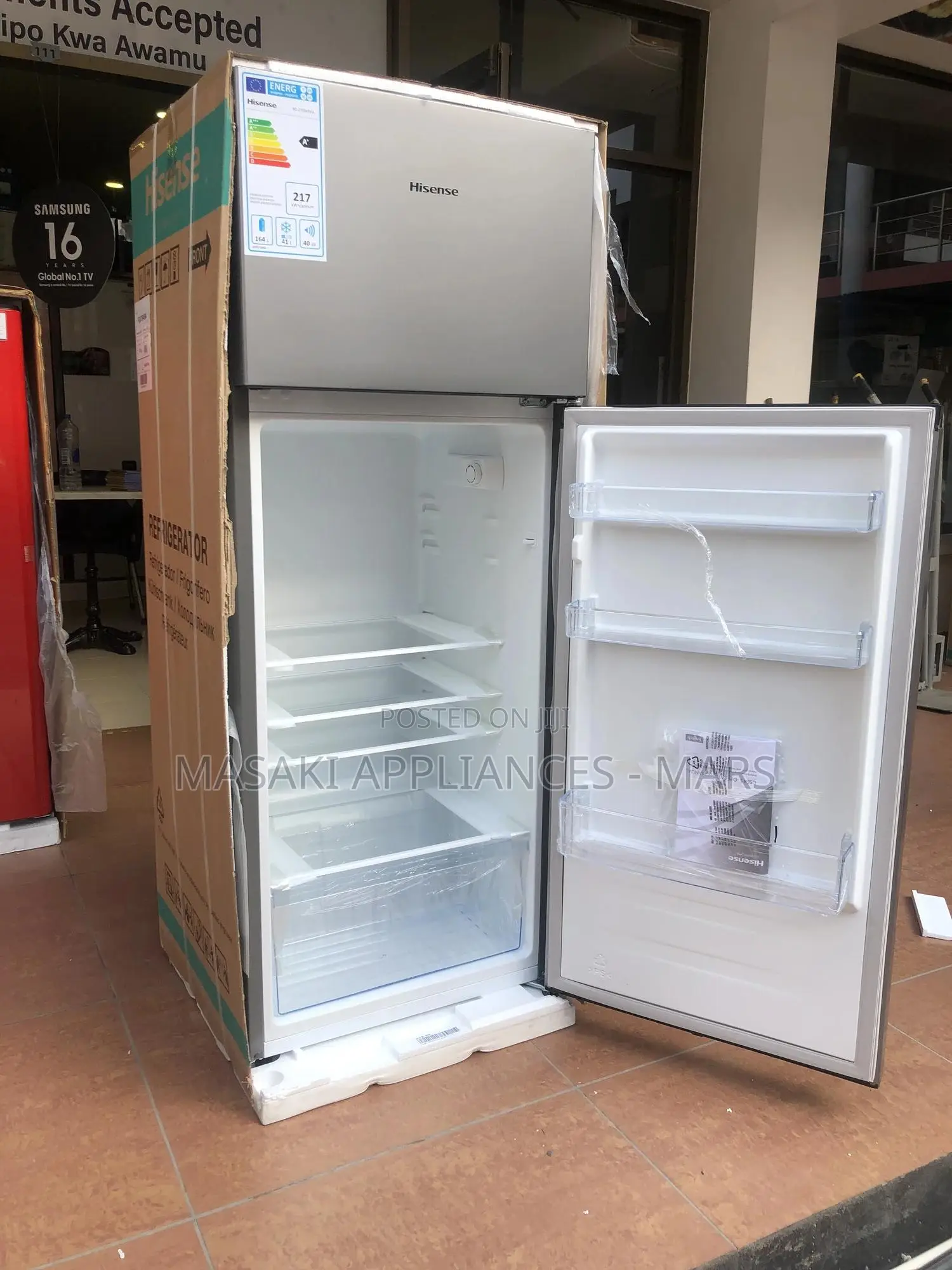 NEW MPYA Hisense Fridge Frezer 205 Liter Refrigerator RD27