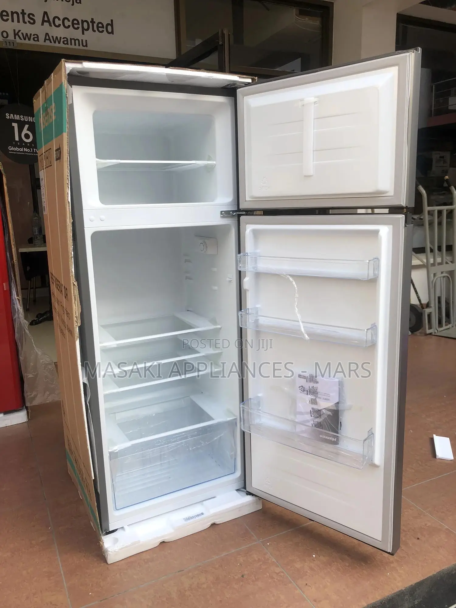 NEW MPYA Hisense Fridge Frezer 205 Liter Refrigerator RD27